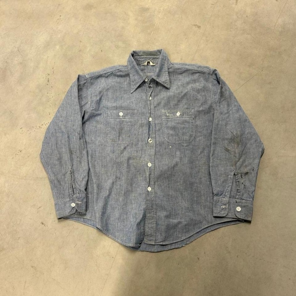 Vintage 60's/70's Denim Button Up Shirt